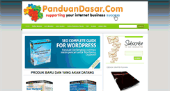Desktop Screenshot of panduandasar.com
